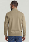 G-Star Raw Premium Core Half Zip Sweatshirt, Sandy Beige