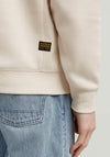G-Star Raw Premium Core Half Zip Sweatshirt, Ecru