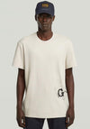 G-Star Raw Sprayed Graphic T-Shirt, Beige