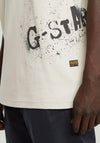 G-Star Raw Sprayed Graphic T-Shirt, Beige