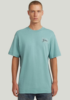 G-Star Raw Ventura Script Graphic T-Shirt, Mineral Blue