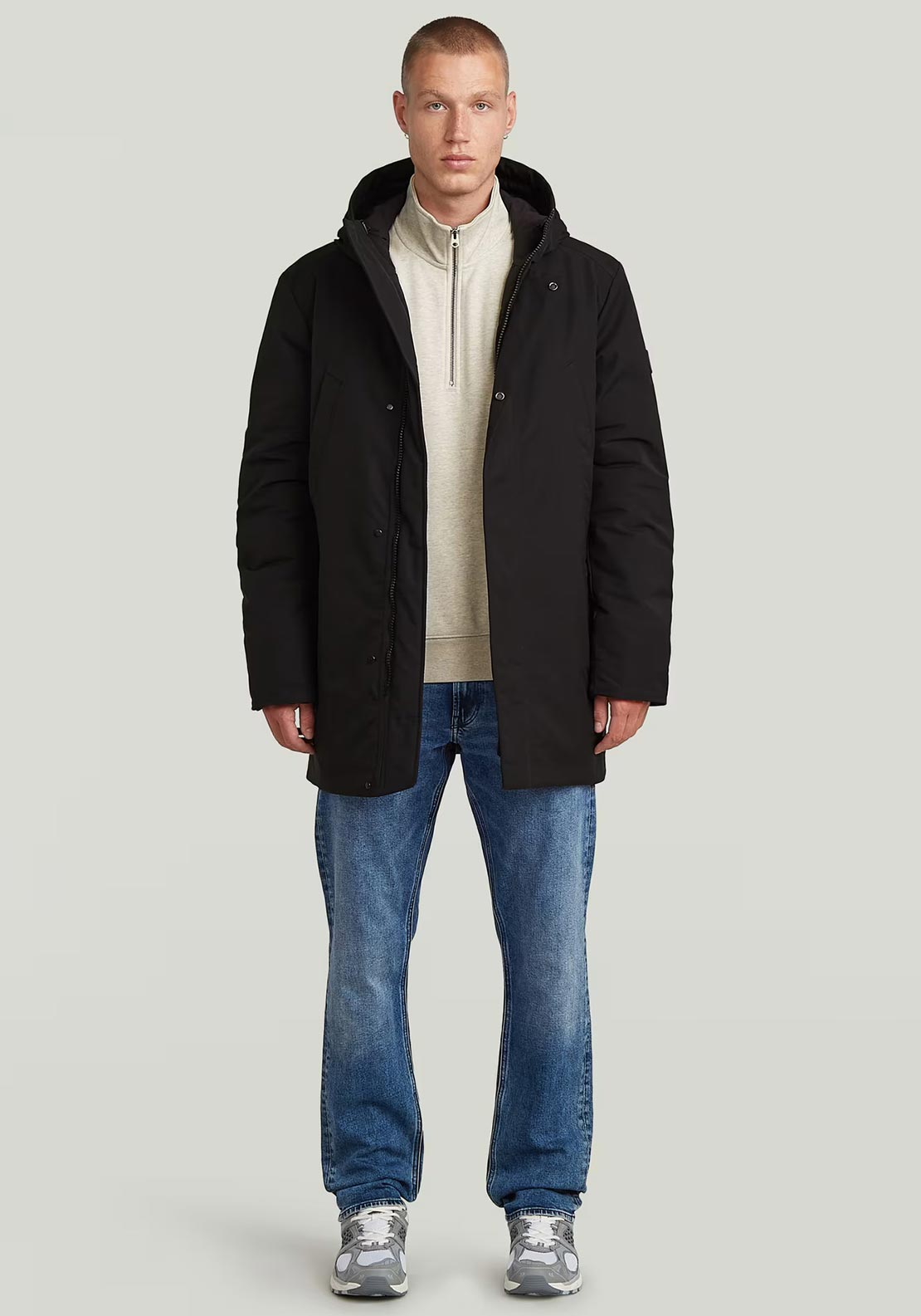 G-Star Raw Vodan Hooded Parka Jacket, Black