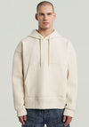 G-Star Raw Scuba Relaxed Hoodie, Cream