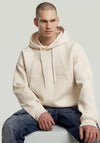 G-Star Raw Scuba Relaxed Hoodie, Cream