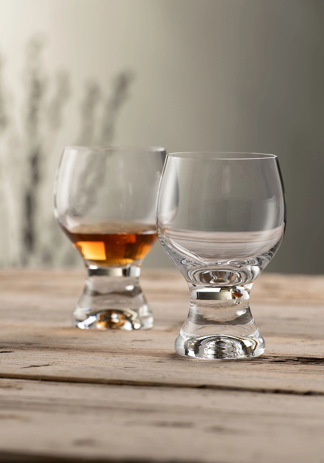 Galway Crystal Elegance Footed Tasting Glasses, Set of 2