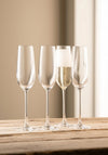 Galway Crystal Solus Flute Glasses, Set of 4