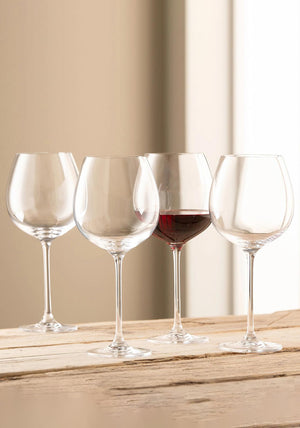 Galway Crystal Set of 4 Solus Goblet Glasses