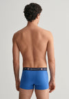 Gant 3 Pack Cotton Stretch Retro Shield Trunks, Rich Blue Multi