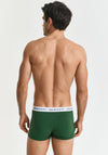 Gant 3 Pack Cotton Stretch Trunks, Green Multi