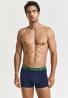 Gant 3 Pack Cotton Stretch Trunks, Navy Multi