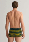 Gant 3 Pack Logo Cotton Stretch Trunks, Tartan Green