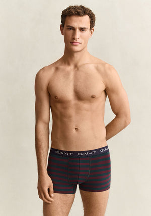 Gant 3 Pack Trunks Giftbox, Tartan Green Multi