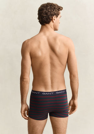 Gant 3 Pack Trunks Giftbox, Tartan Green Multi