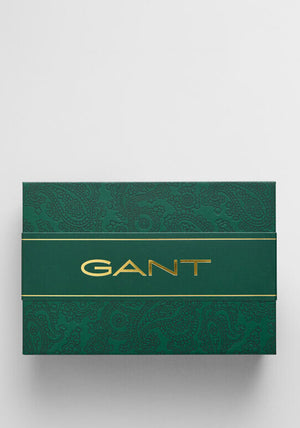 Gant 4 Pack Argyle Striped Solid Gift Box, Navy Multi