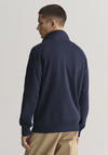 Gant Arch Graphic Half Zip Sweatshirt, Evening Blue