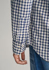 Gant Archive Oxford Check Shirt, Deep Blue