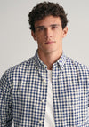 Gant Archive Oxford Check Shirt, Deep Blue