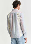 Gant Archive Stripe Oxford Shirt, White Multi