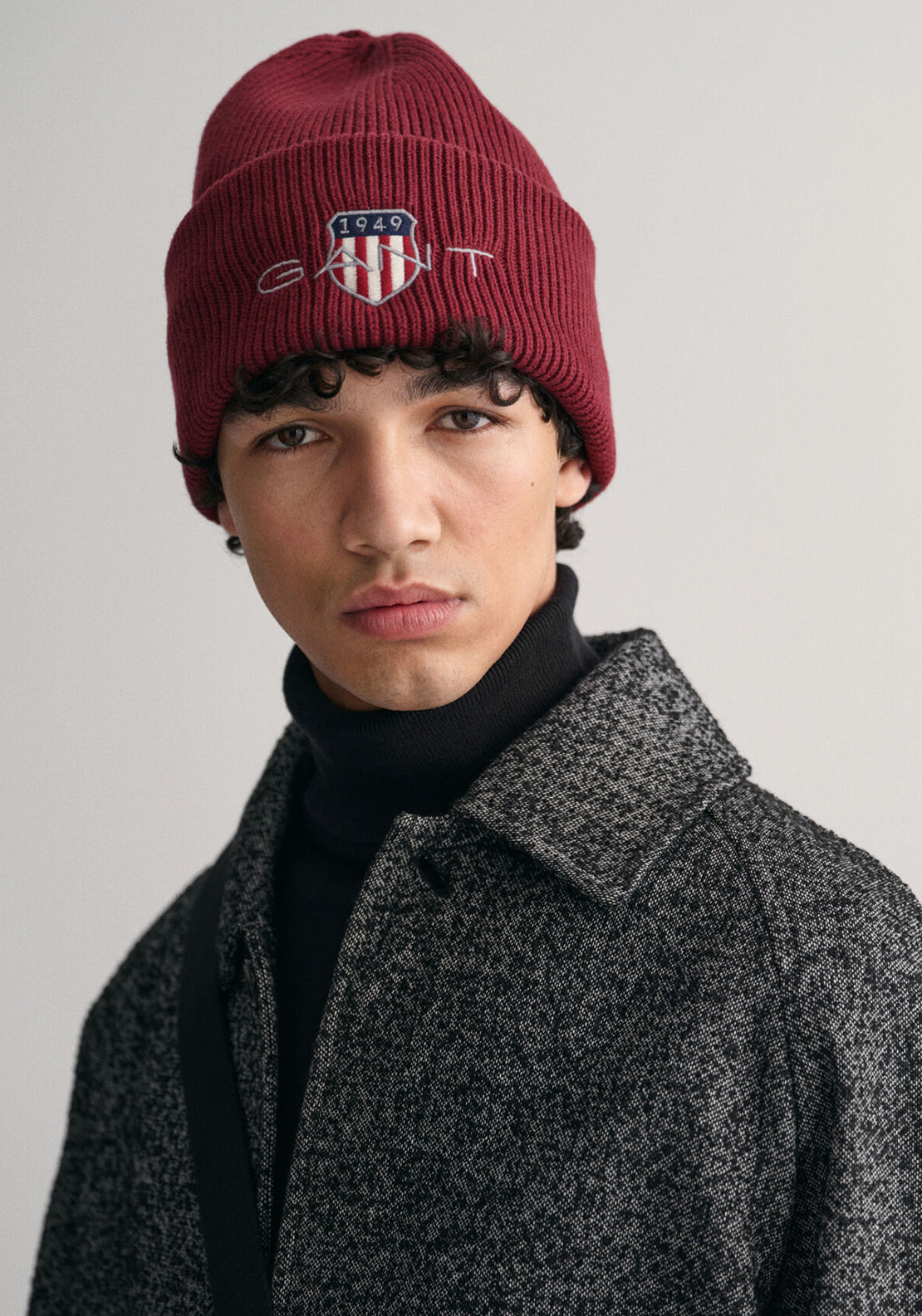 Gant Archive Shield Beanie, Plumped Red