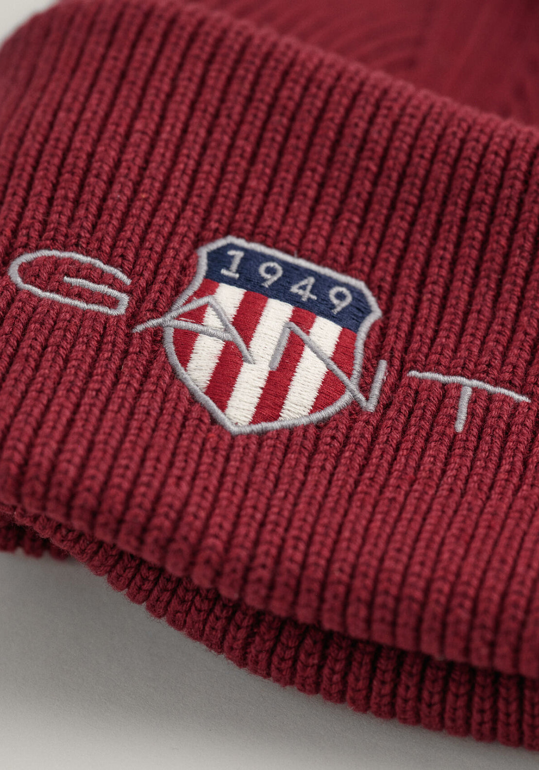 Gant Archive Shield Beanie, Plumped Red