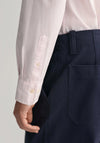 Gant Banker Stripe Poplin Shirt, Light Pink