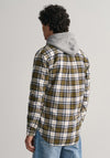 Gant Check Flannel Shirt, Dark Cactus