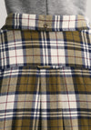 Gant Check Flannel Shirt, Dark Cactus