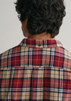 Gant Check Flannel Shirt, Plumped Red