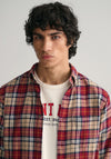 Gant Check Flannel Shirt, Plumped Red