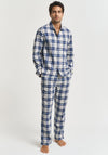 Gant Checked Flannel Pyjama Set, Blue