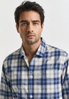 Gant Checked Flannel Pyjama Set, Blue