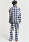 Gant Checked Flannel Pyjama Set, Blue