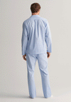 Gant Checked Pyjama Set, Capri Blue