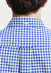 Gant Classic Gingham Poplin Shirt, College Blue