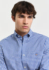 Gant Classic Gingham Poplin Shirt, College Blue