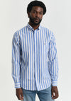 Gant Classic Poplin Stripe Shirt, Perfect Blue