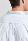 Gant Classic Striped Poplin Shirt, Light Blue