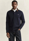Gant Cord Collar Heavy Rugby Shirt, Navy