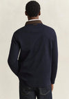 Gant Cord Collar Heavy Rugby Shirt, Navy
