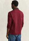 Gant Cord Collar Heavy Rugby Shirt, Deep Grape Wine