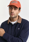 Gant Cord Collar Heavy Rugger Polo Shirt, Navy