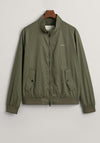 Gant Cotton Lightweight Harrington Jacket, Juniper Green