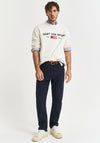 Gant Cotton Linen Jeans, Evening Blue