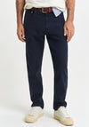 Gant Cotton Linen Jeans, Evening Blue