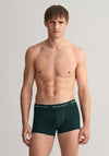 Gant Cotton Stretch Trunks, Tartan Green Multi