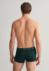 Gant Cotton Stretch Trunks, Tartan Green Multi