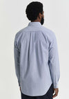 Gant Dobby Dot Stripe Shirt, College Blue