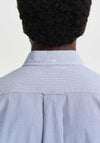 Gant Dobby Dot Stripe Shirt, College Blue
