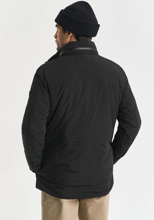 Gant Double Mid Length Jacket, Black
