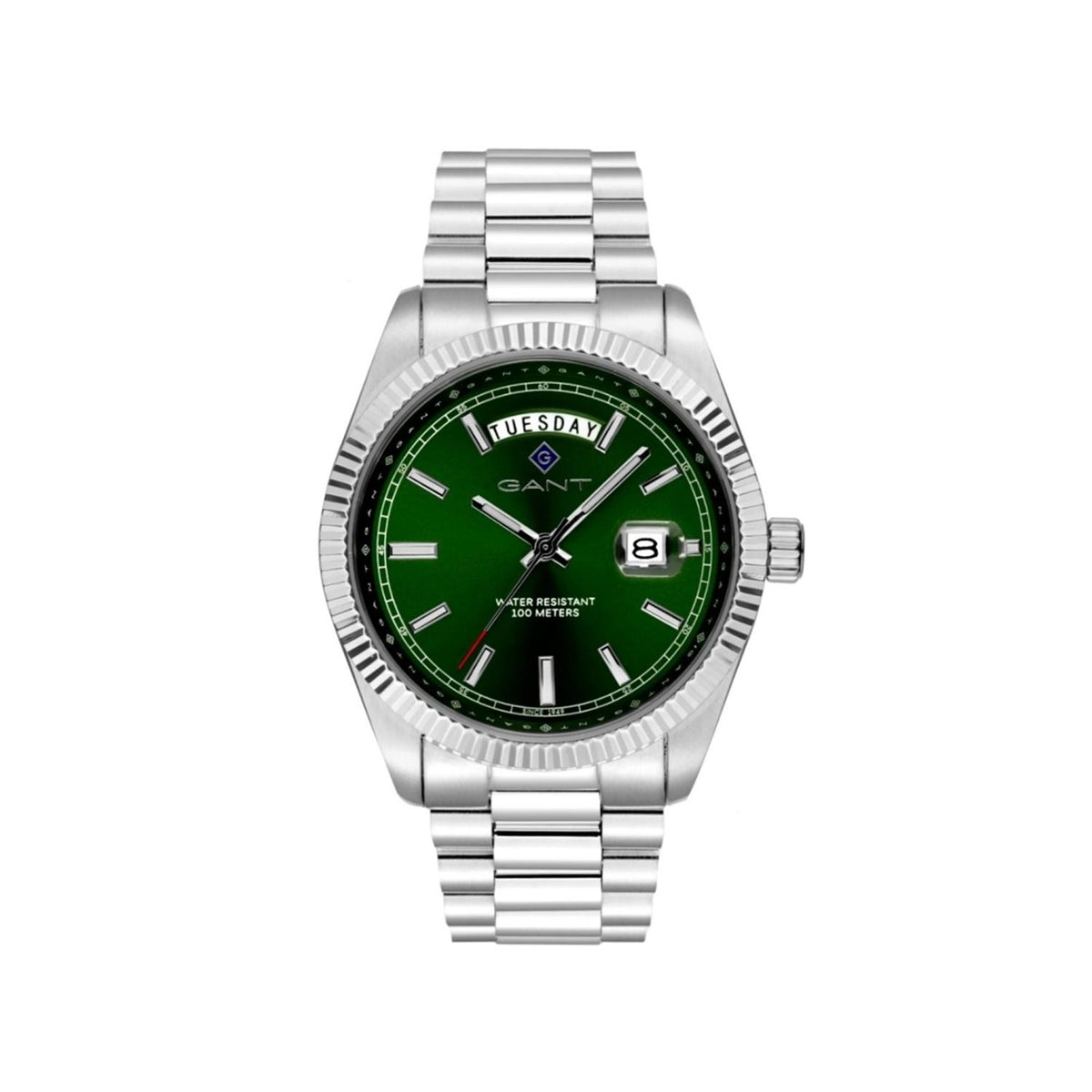 Gant Men’s Fairfax Watch, Silver & Green